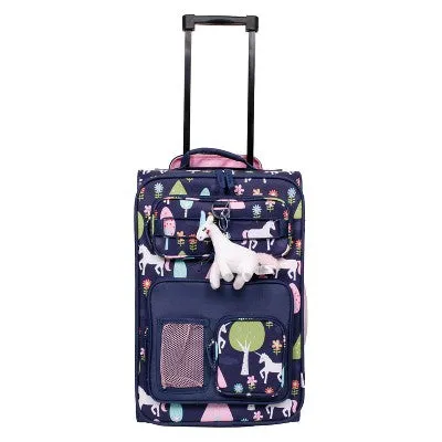 New - Crckt Kids' Softside Carry On Suitcase - Unicorn