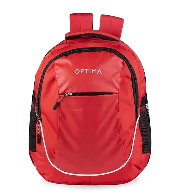 Optima spacious laptop backpack, college bag, travel bag for men and women,28Litre Bag With Bottle Combo