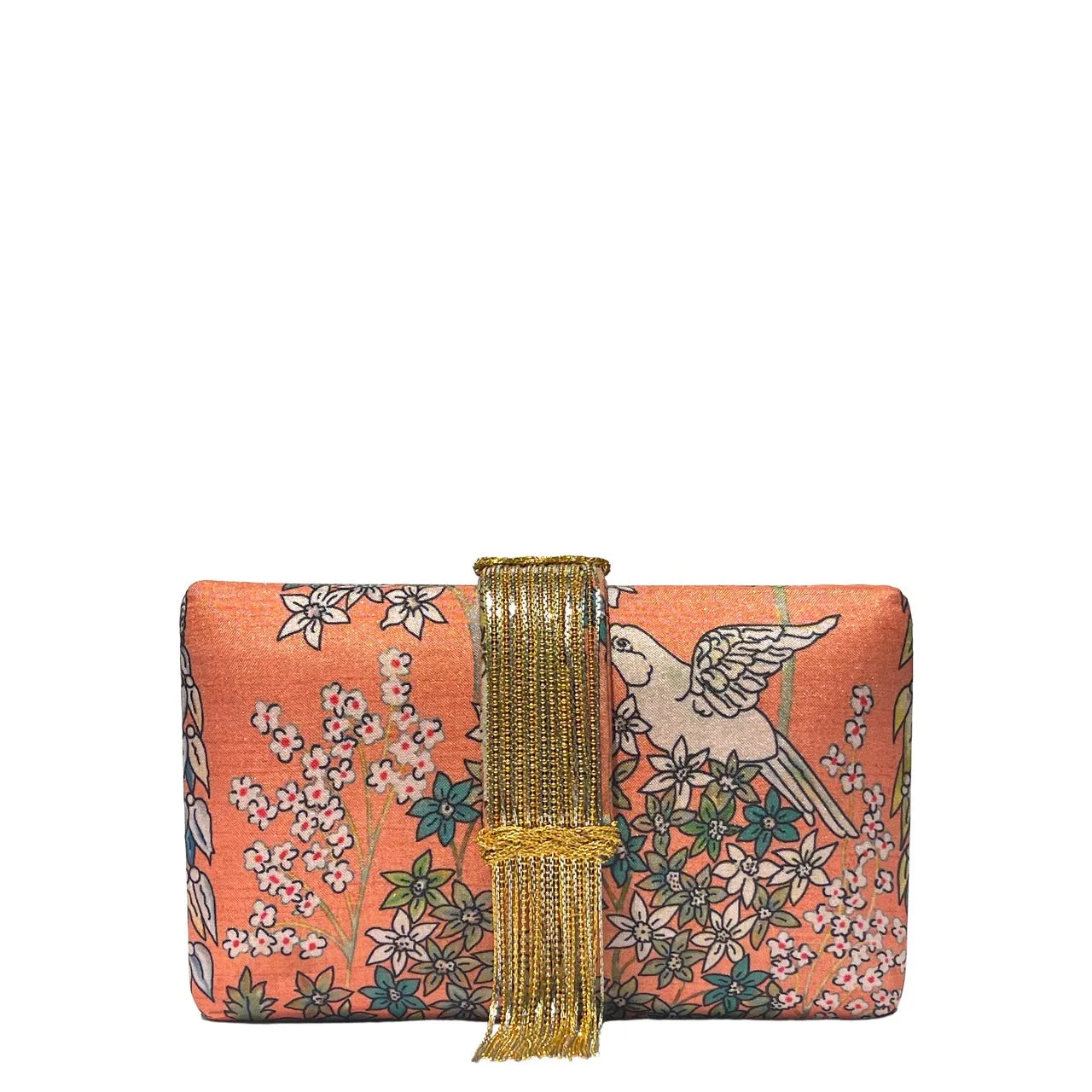 Paradise Bird Fringe Clutch