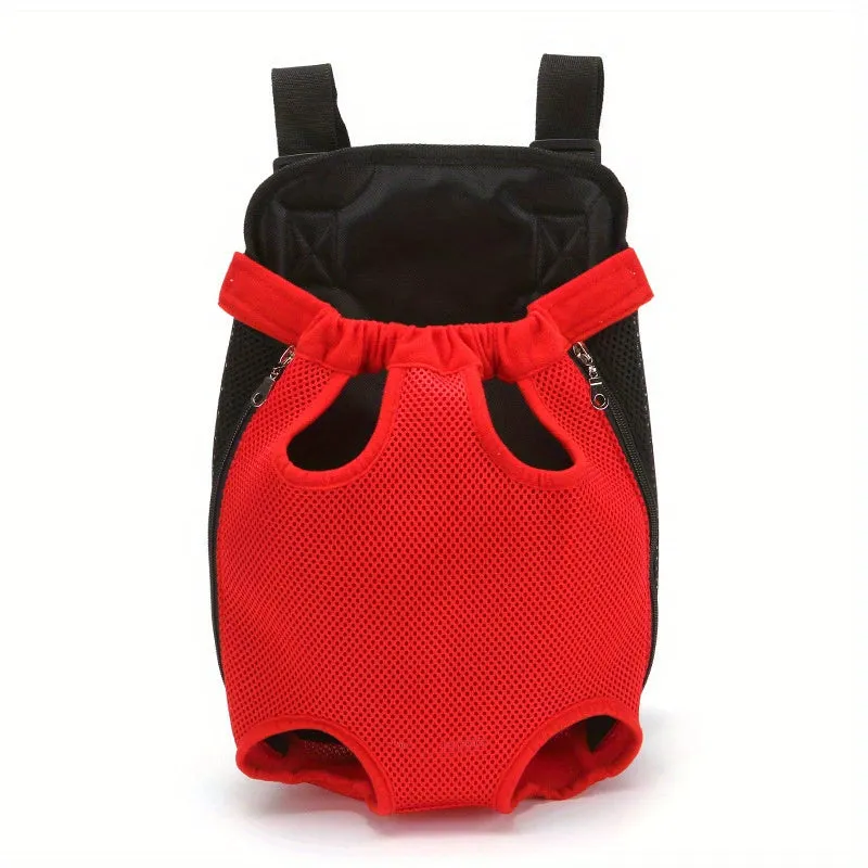 Portable Outdoor Pet Backpack for Dogs and Cats  Breathable and Convenient