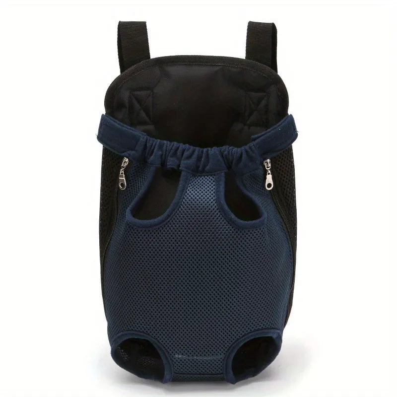 Portable Outdoor Pet Backpack for Dogs and Cats  Breathable and Convenient