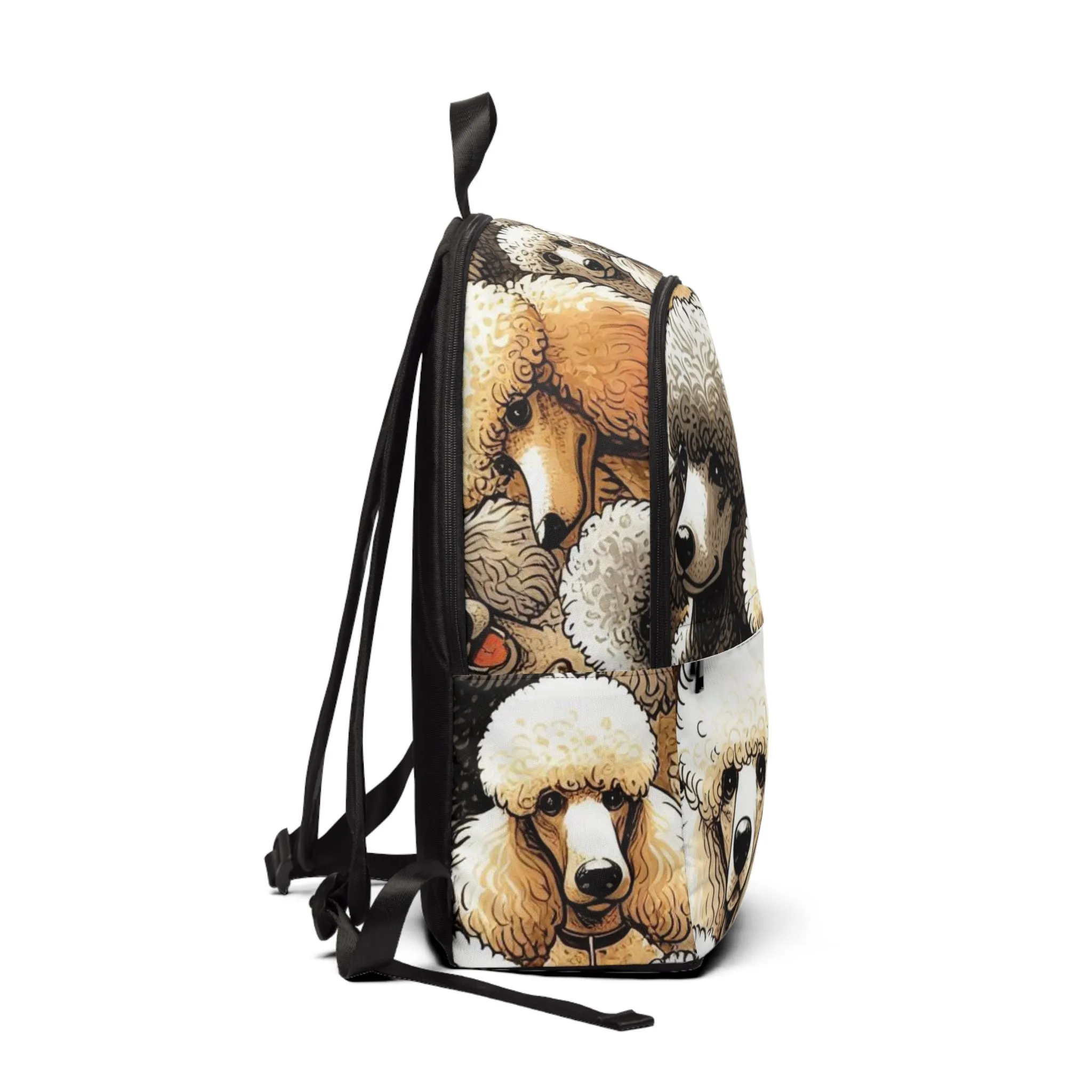 Posh Poodles - Unisex Fabric Backpack