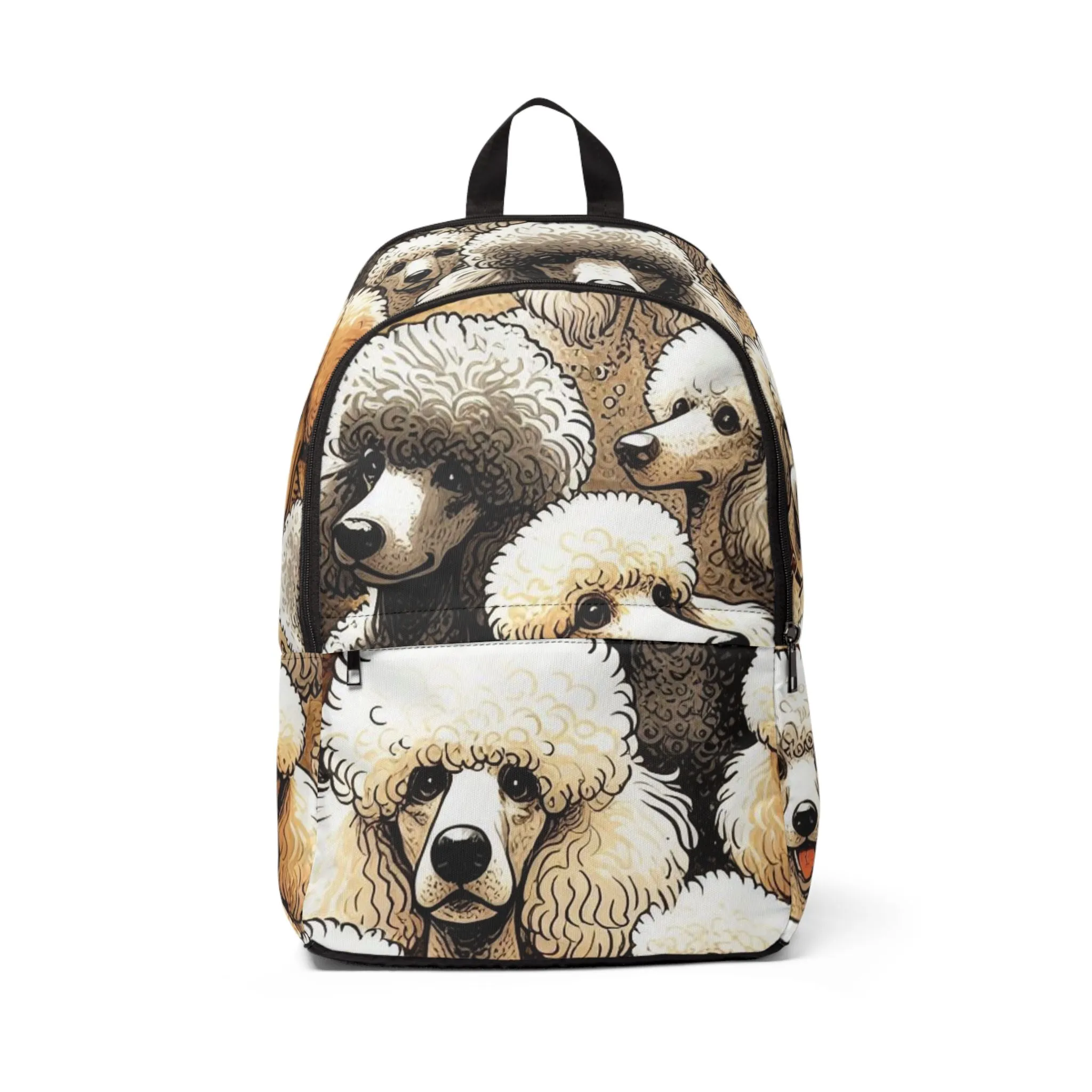 Posh Poodles - Unisex Fabric Backpack