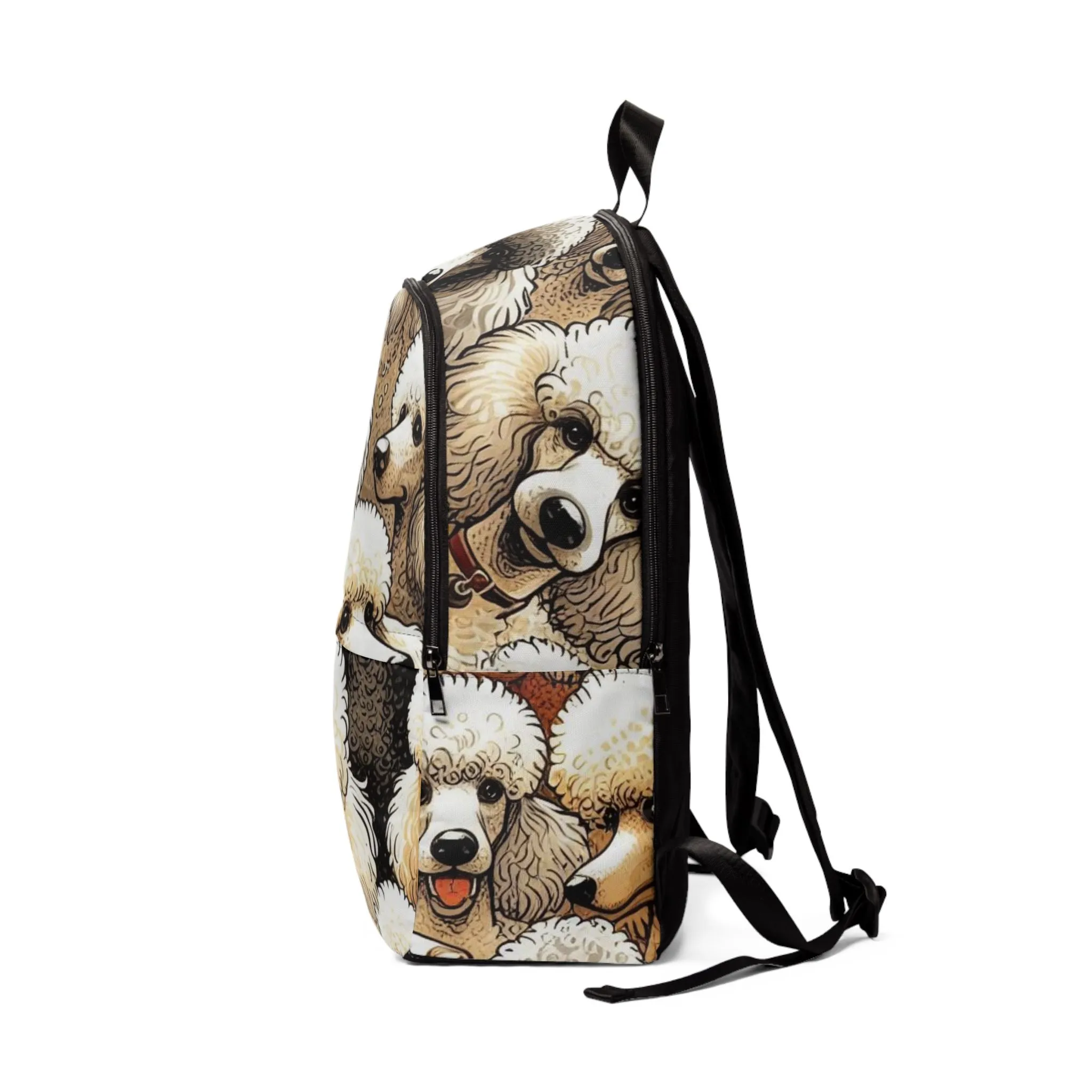 Posh Poodles - Unisex Fabric Backpack