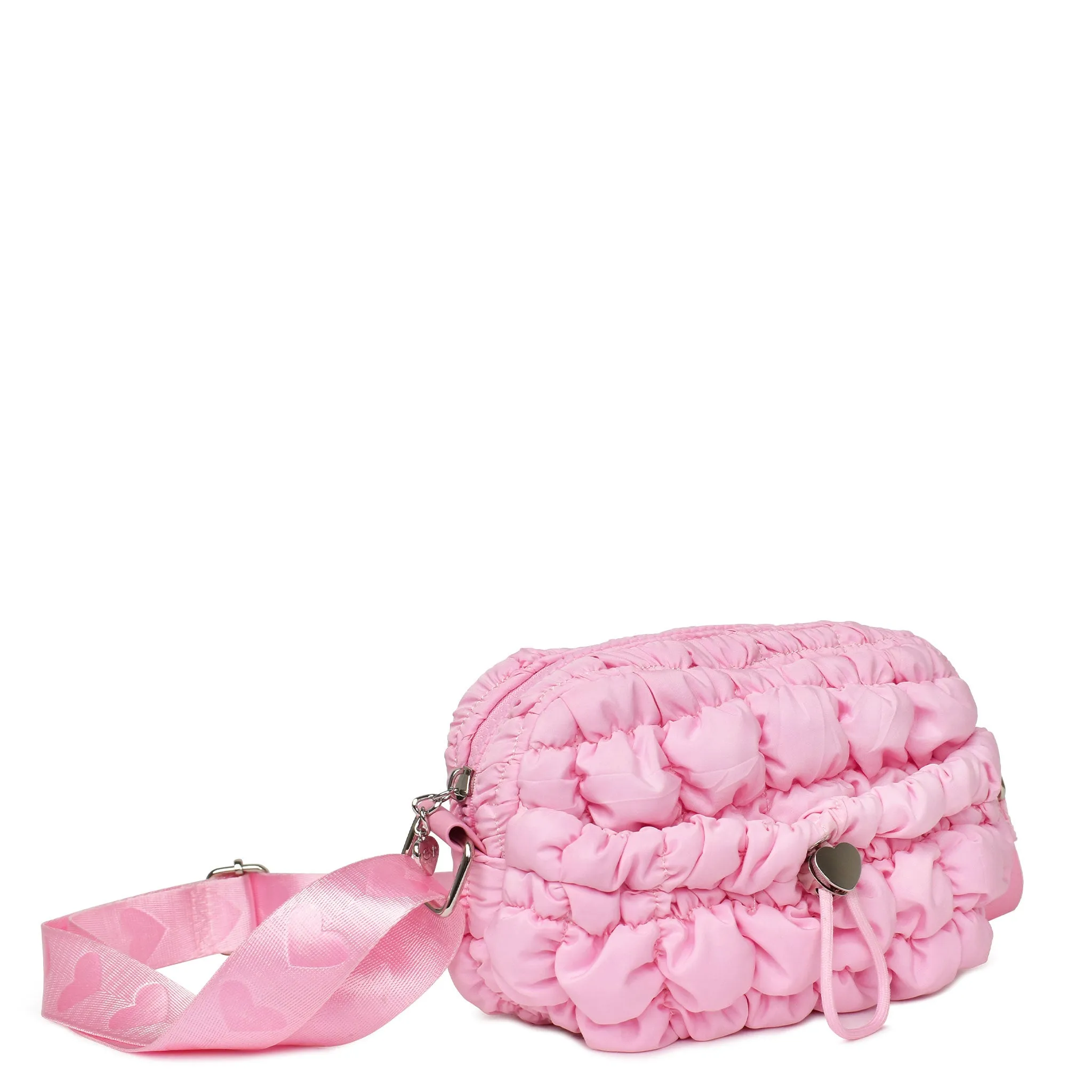 Quilted Scrunchies Mini Drawstring Crossbody Bag