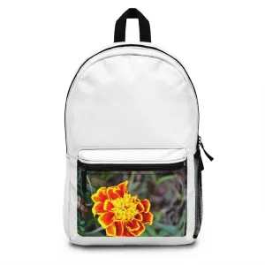 Red and Yellow Flower Backpack (Made in USA)