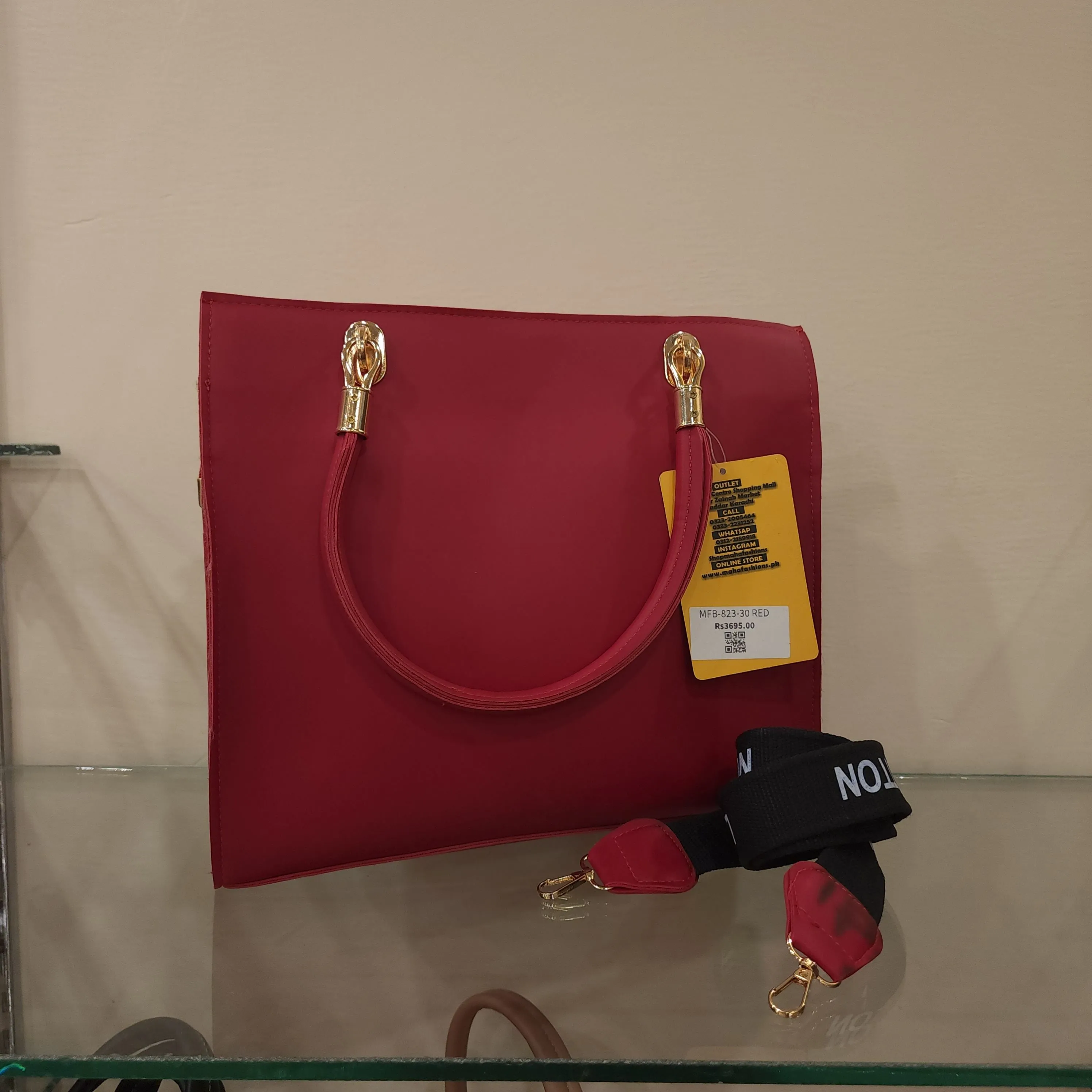 Red Classy Handbag