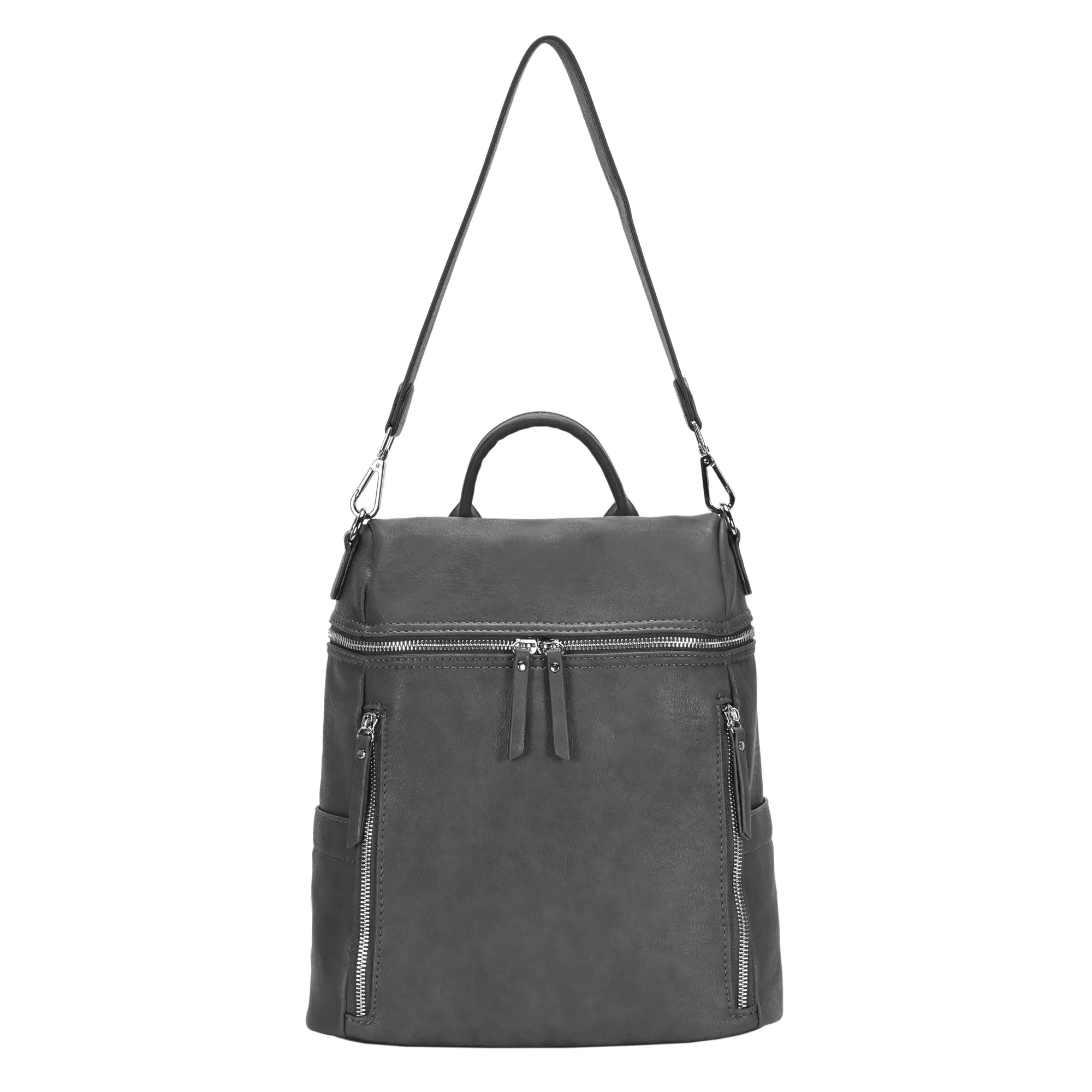 Sienna Utilitarian Shoulder Backpack Purse