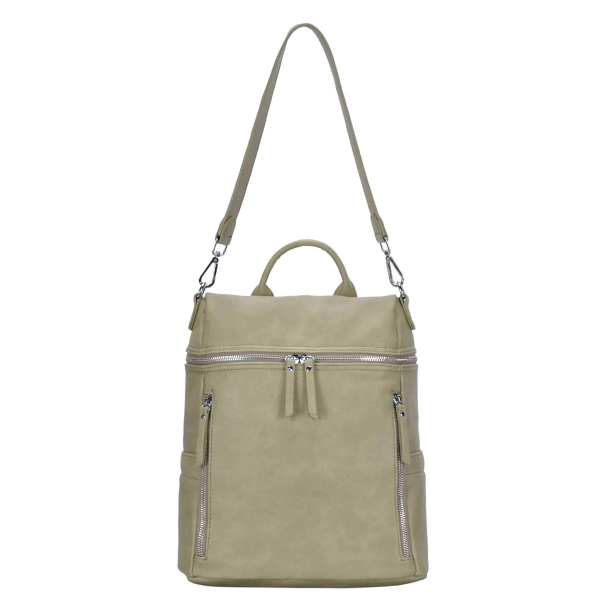 Sienna Utilitarian Shoulder Backpack Purse