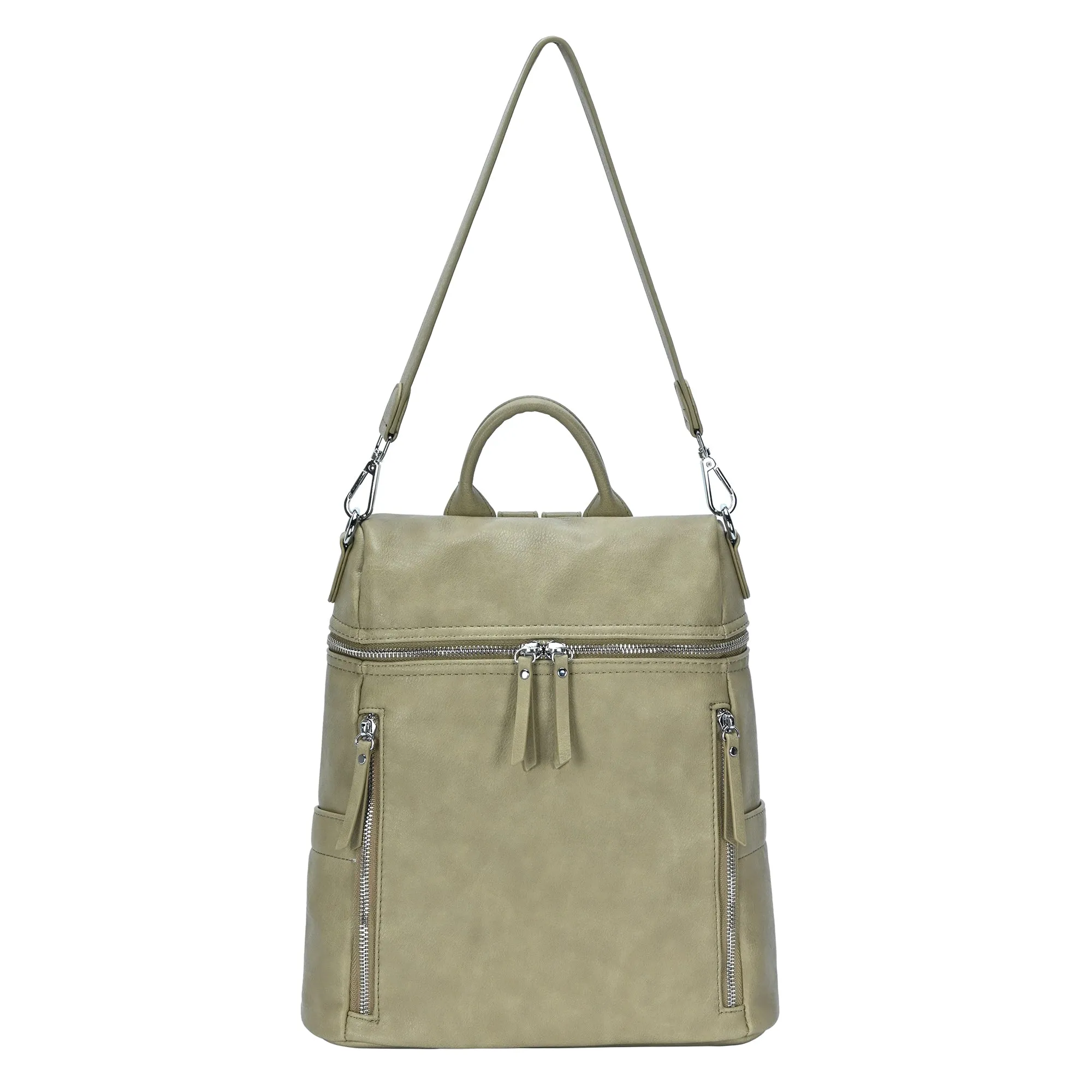 Sienna Utilitarian Shoulder Backpack Purse