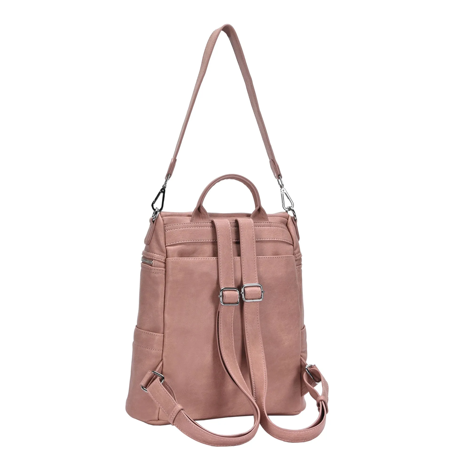 Sienna Utilitarian Shoulder Backpack Purse