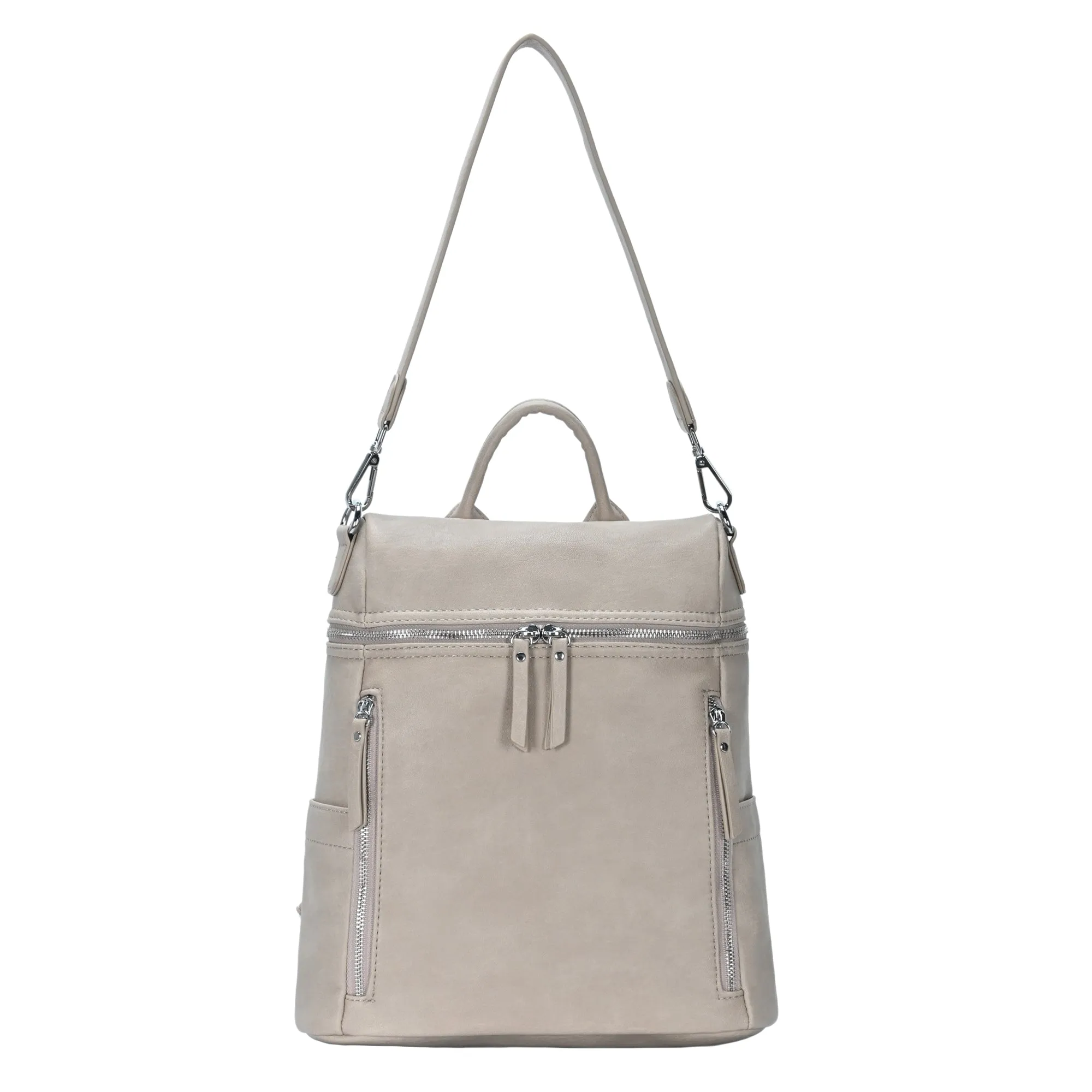 Sienna Utilitarian Shoulder Backpack Purse