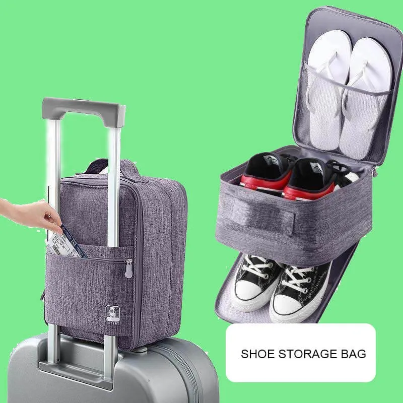 simplism style fashion multi-layer large-capacity shoes storage bag