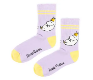 Snorkmaiden Retro Ladies Socks - Lilac