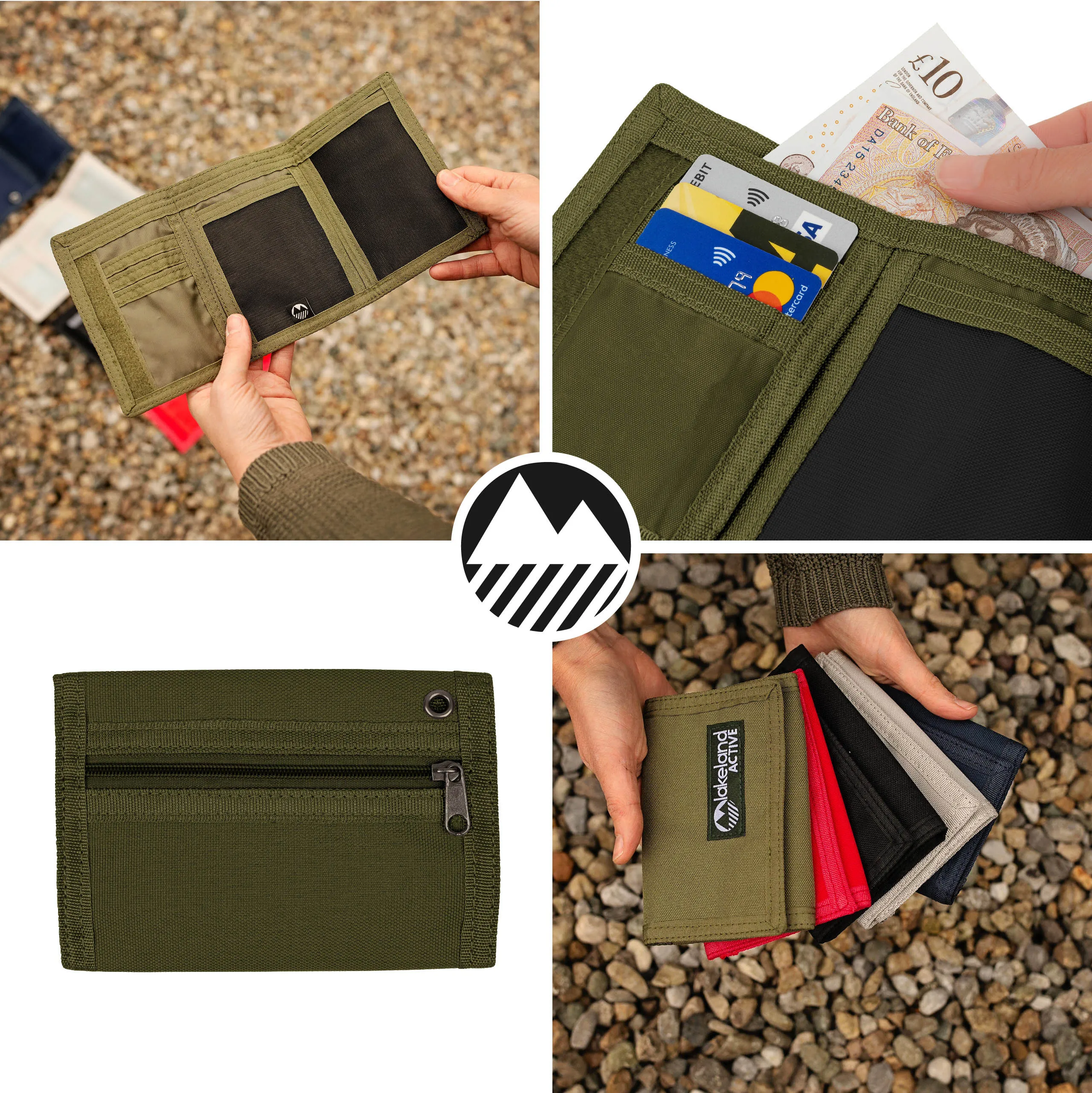 Stowbank Trifold Canvas Wallet - Classics