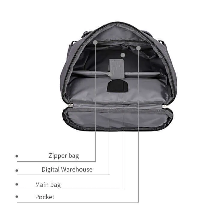 Stylish Men's Lightweight Laptop Backpack for 15.6-Inch Laptops | NZ