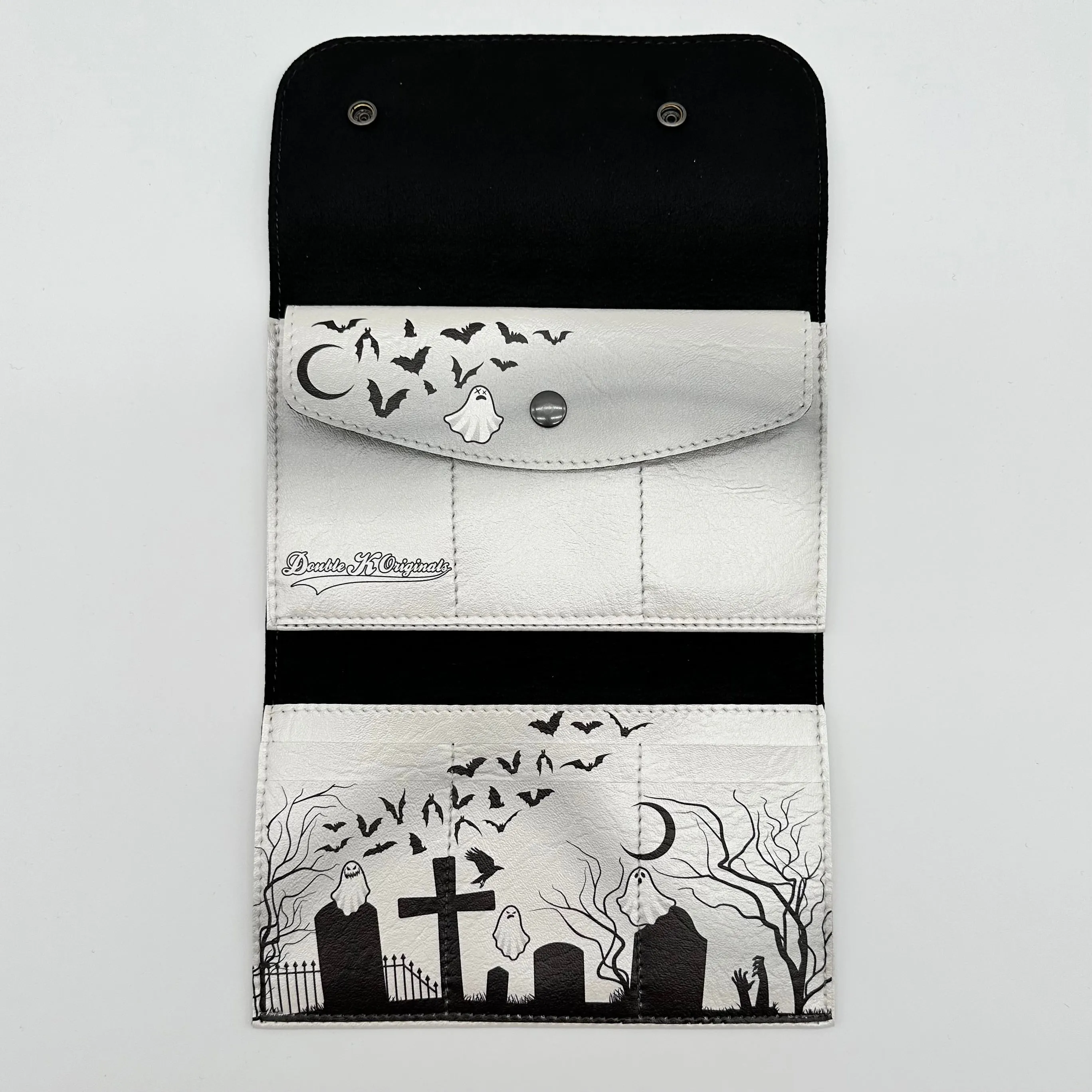 TALLER Graveyard Wallet - WITH GHOSTS - White Pearl