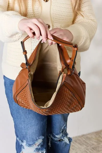 TEEK - Weaved Vegan Leather Handbag