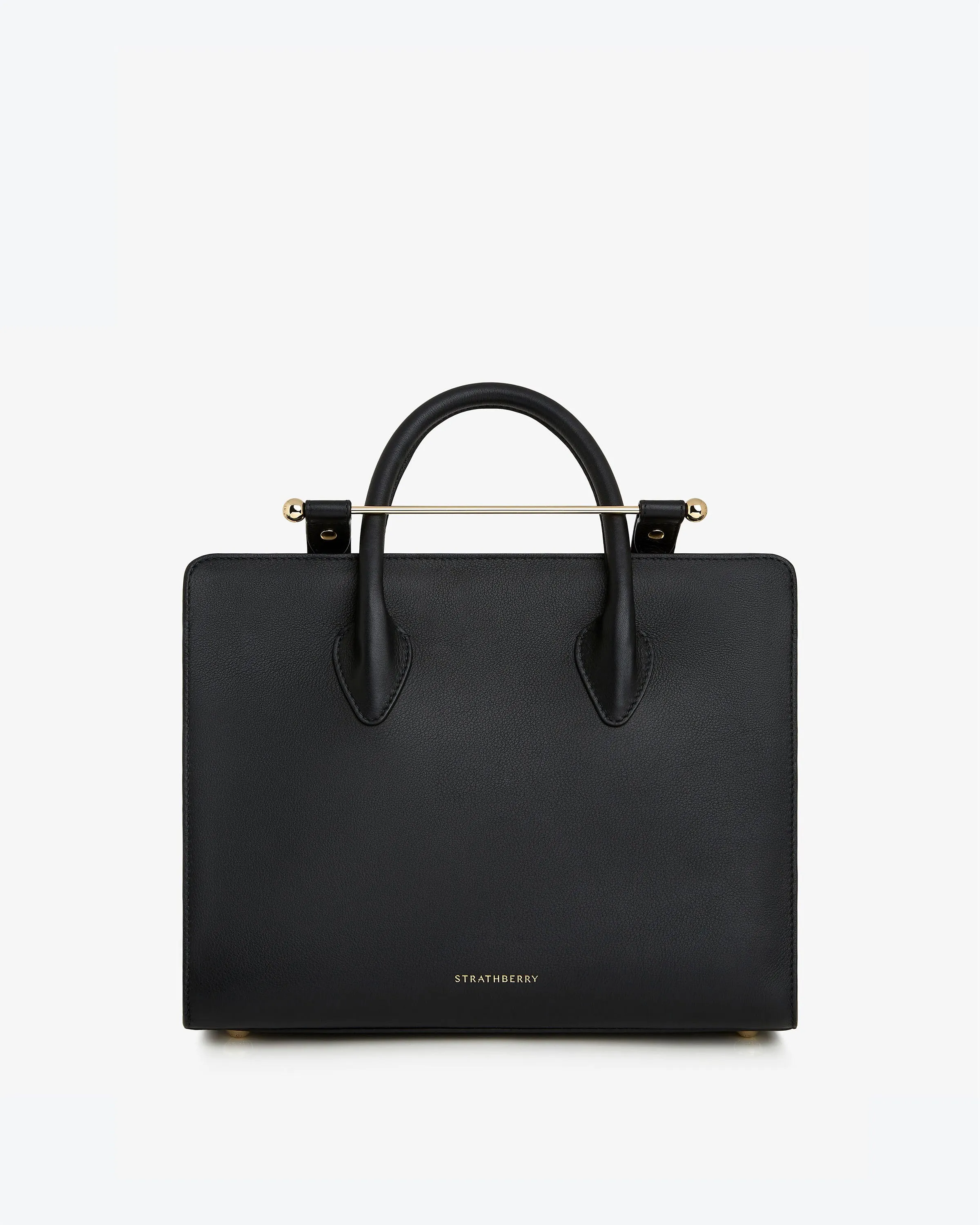 The Strathberry Midi Tote - Black