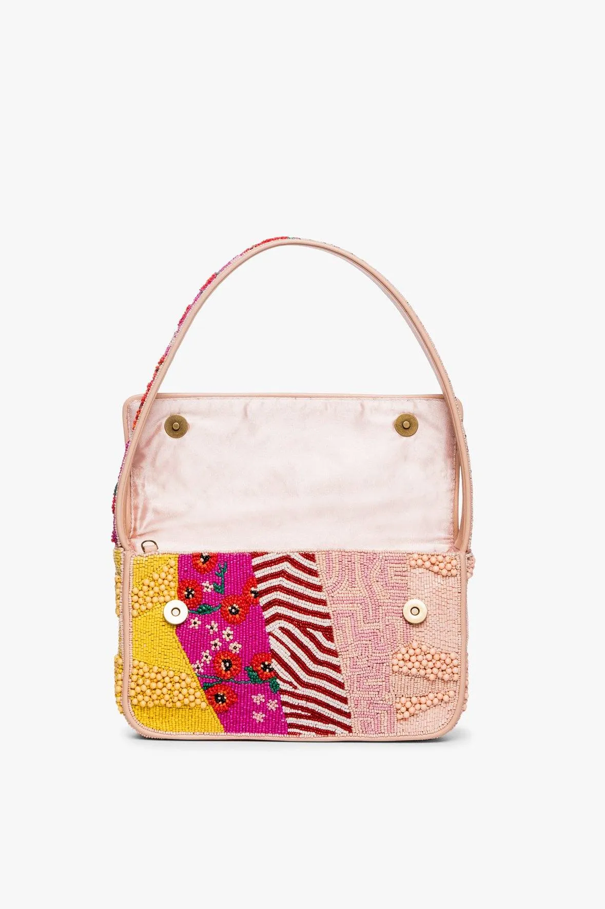 TOMMY BEADED BAG | PINK PATCHWORK