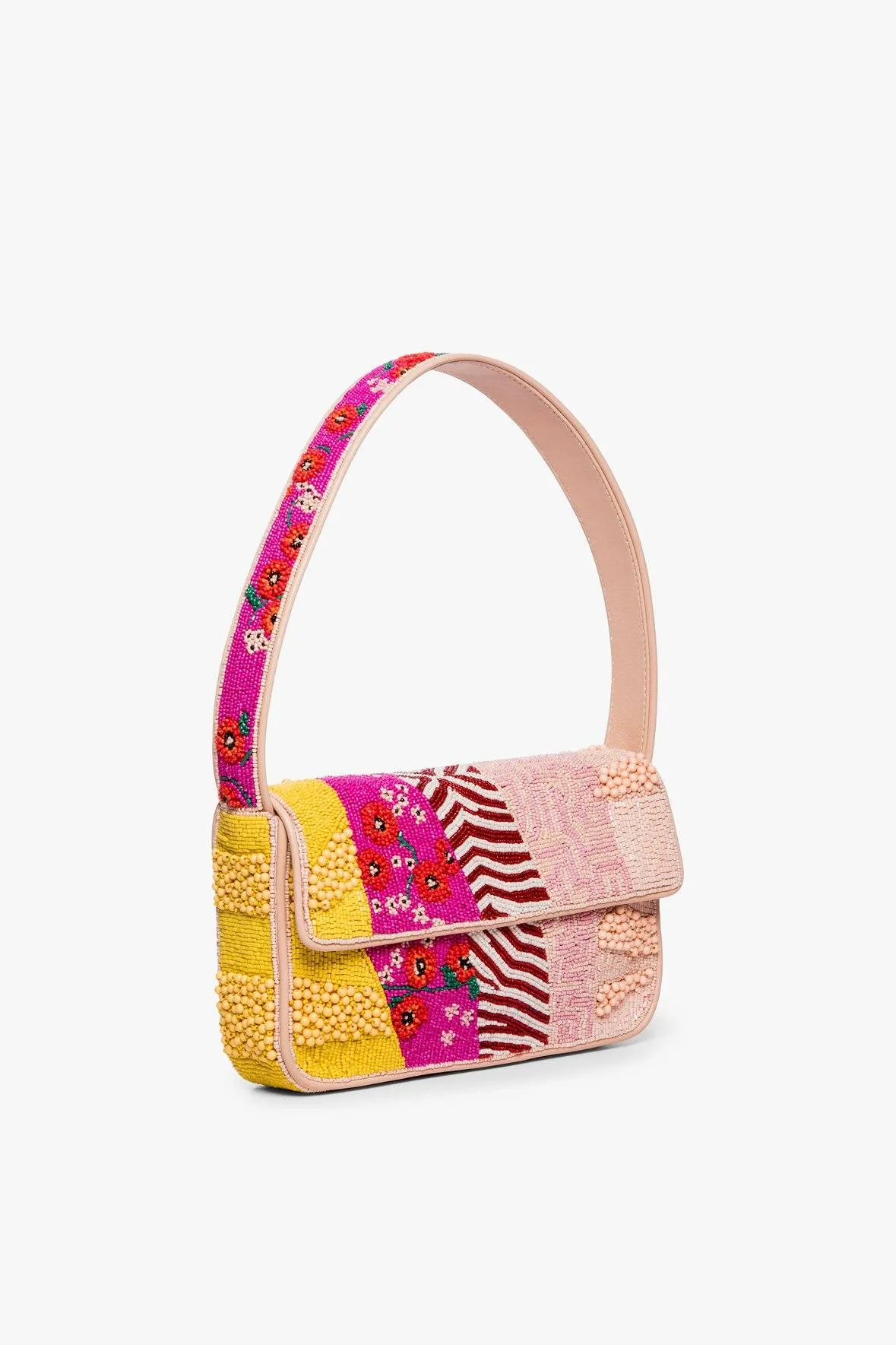 TOMMY BEADED BAG | PINK PATCHWORK