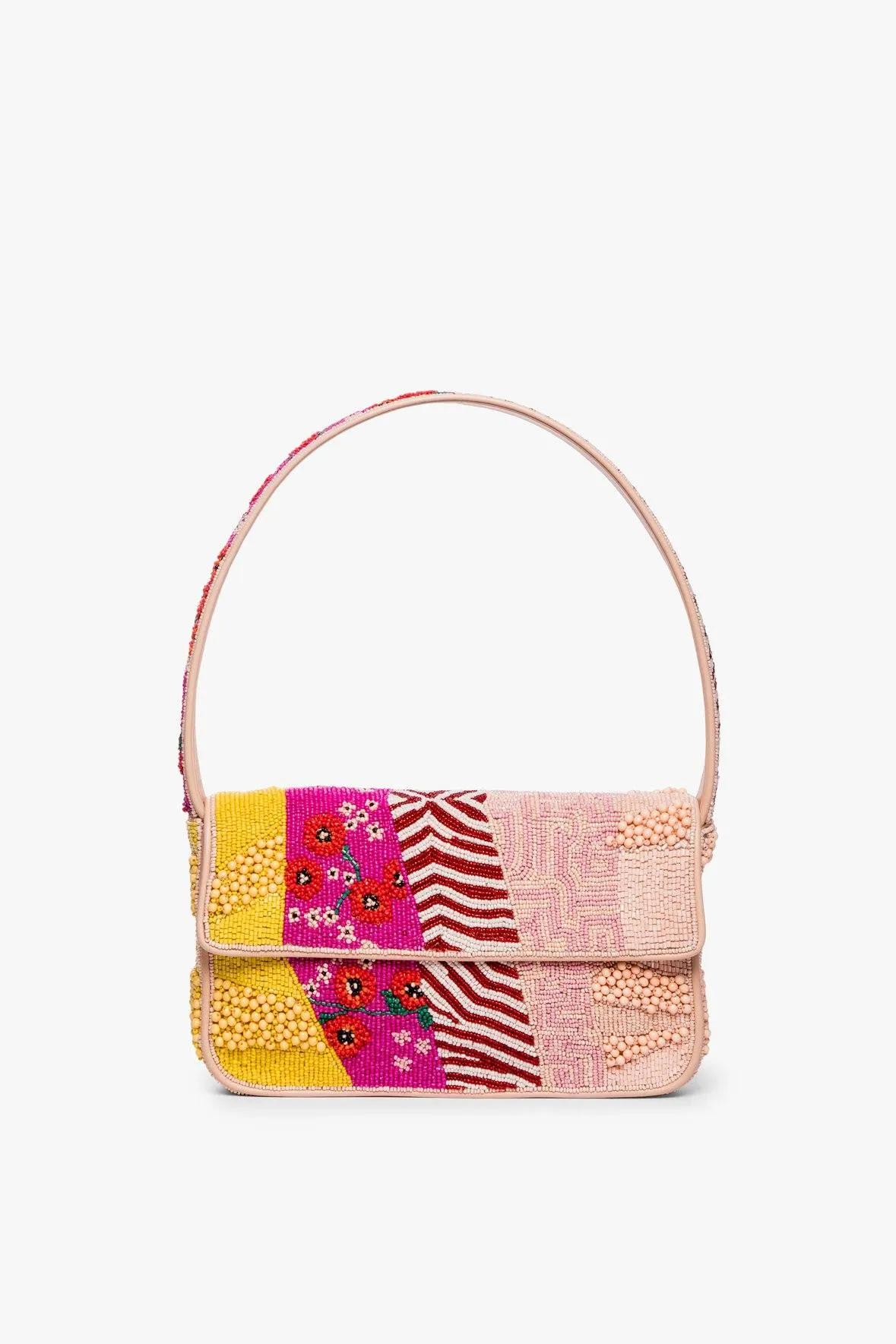 TOMMY BEADED BAG | PINK PATCHWORK