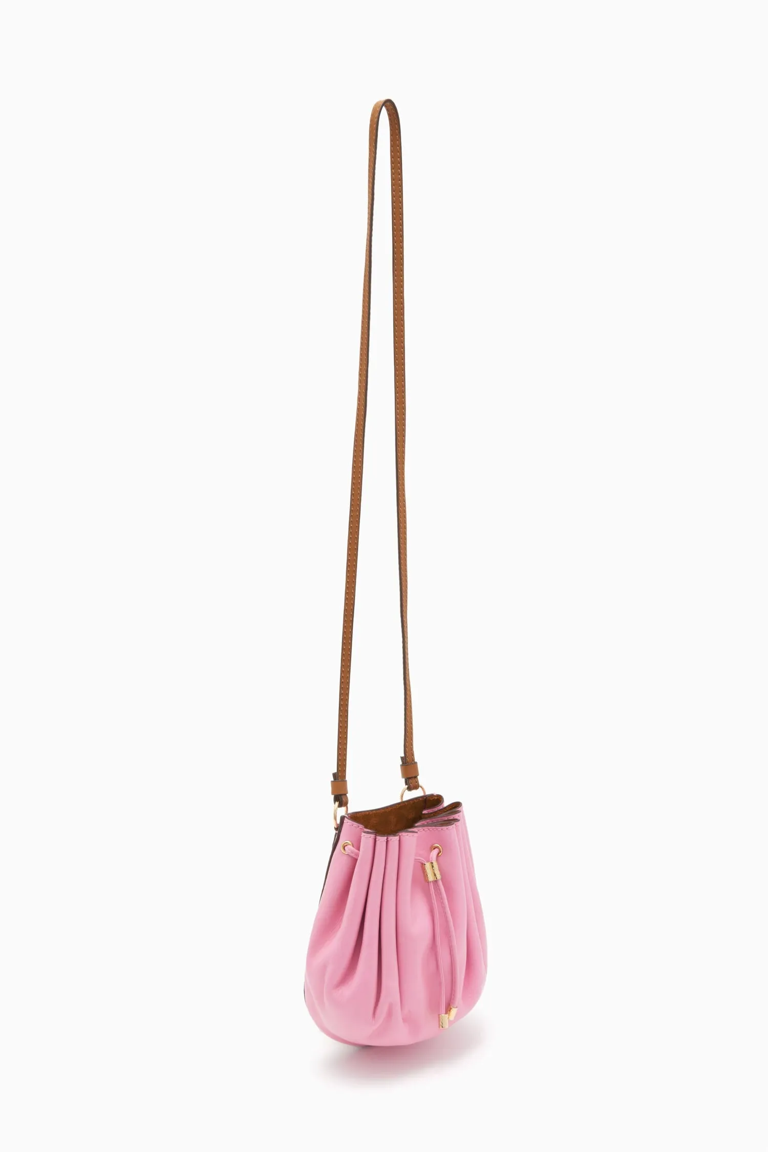 Ulla Johnson - Paloma Ruched Essential Pouch in Rosebloom