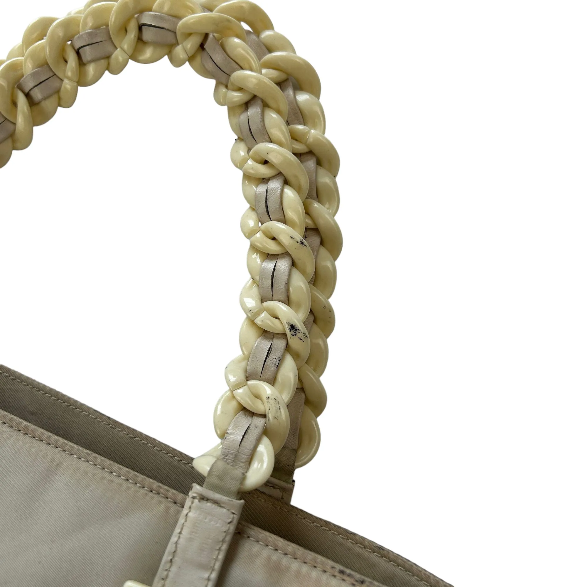 Vintage Prada Hand Bag with Braid Strap