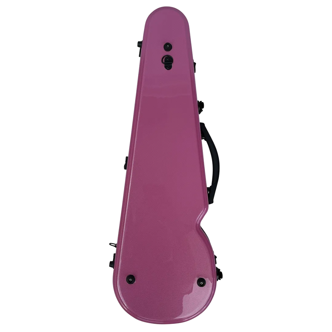 Vivo Polycarbonate Shaped Violin Case 1/2 Pink