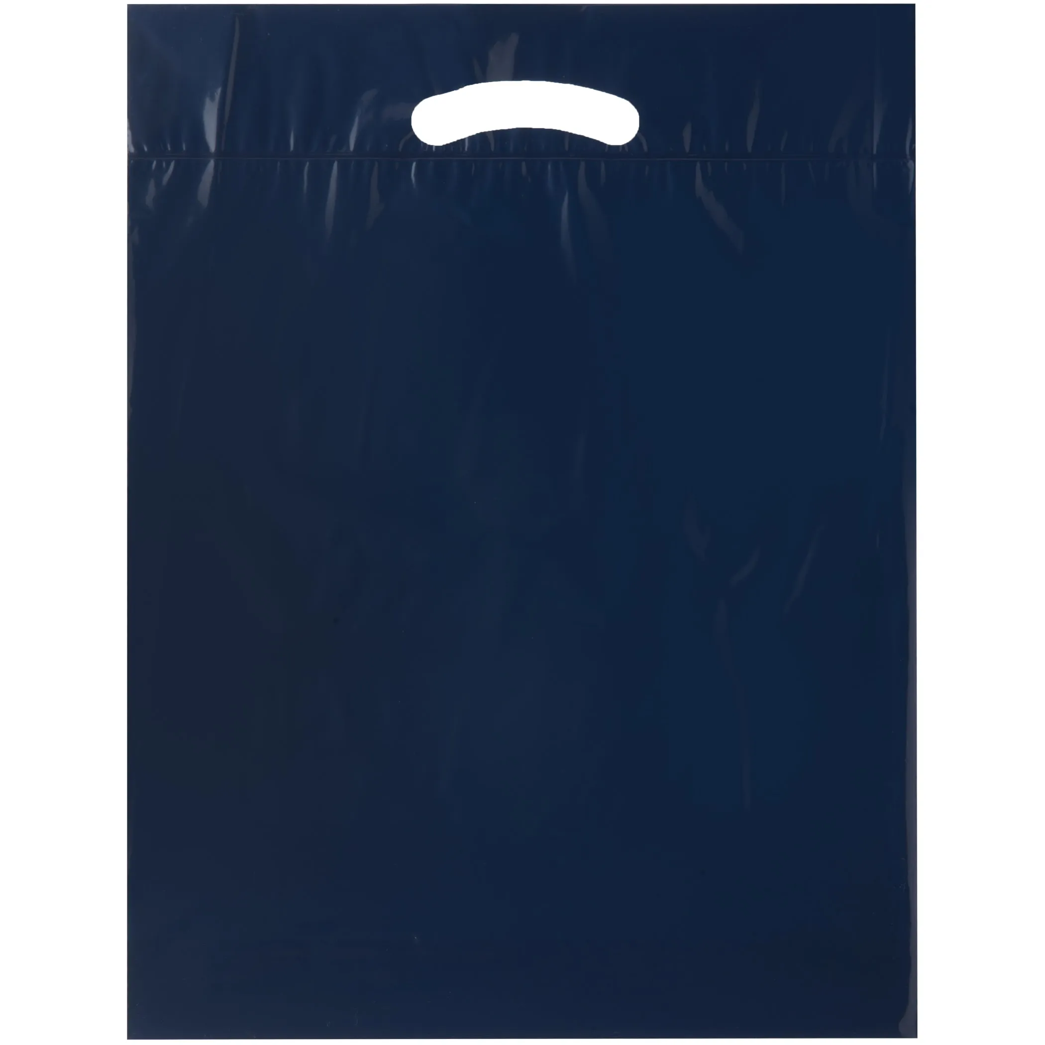 Wholesale FOLD-OVER REINFORCED DIE CUT BAG - 12DC1215