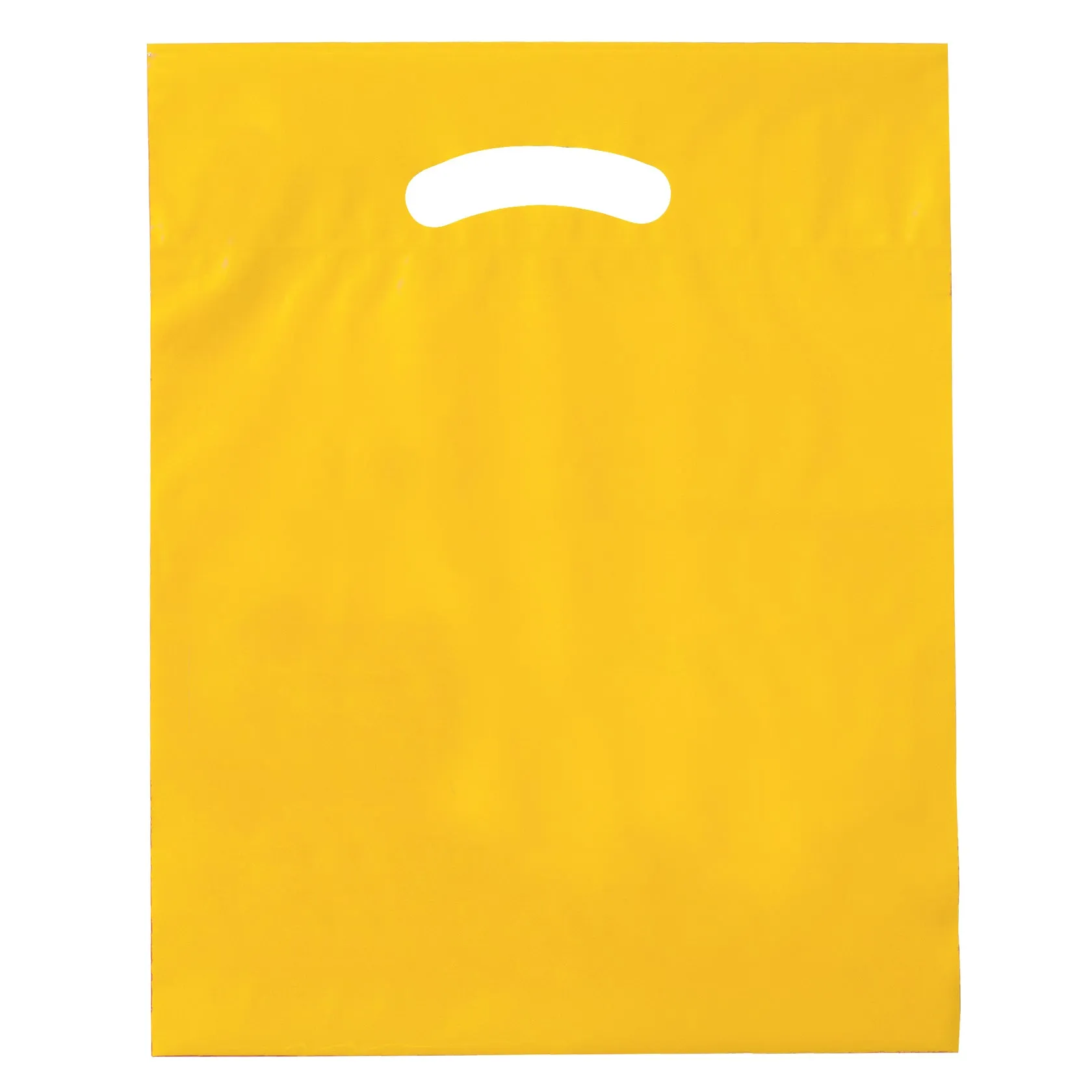 Wholesale FOLD-OVER REINFORCED DIE CUT BAG - 12DC1215