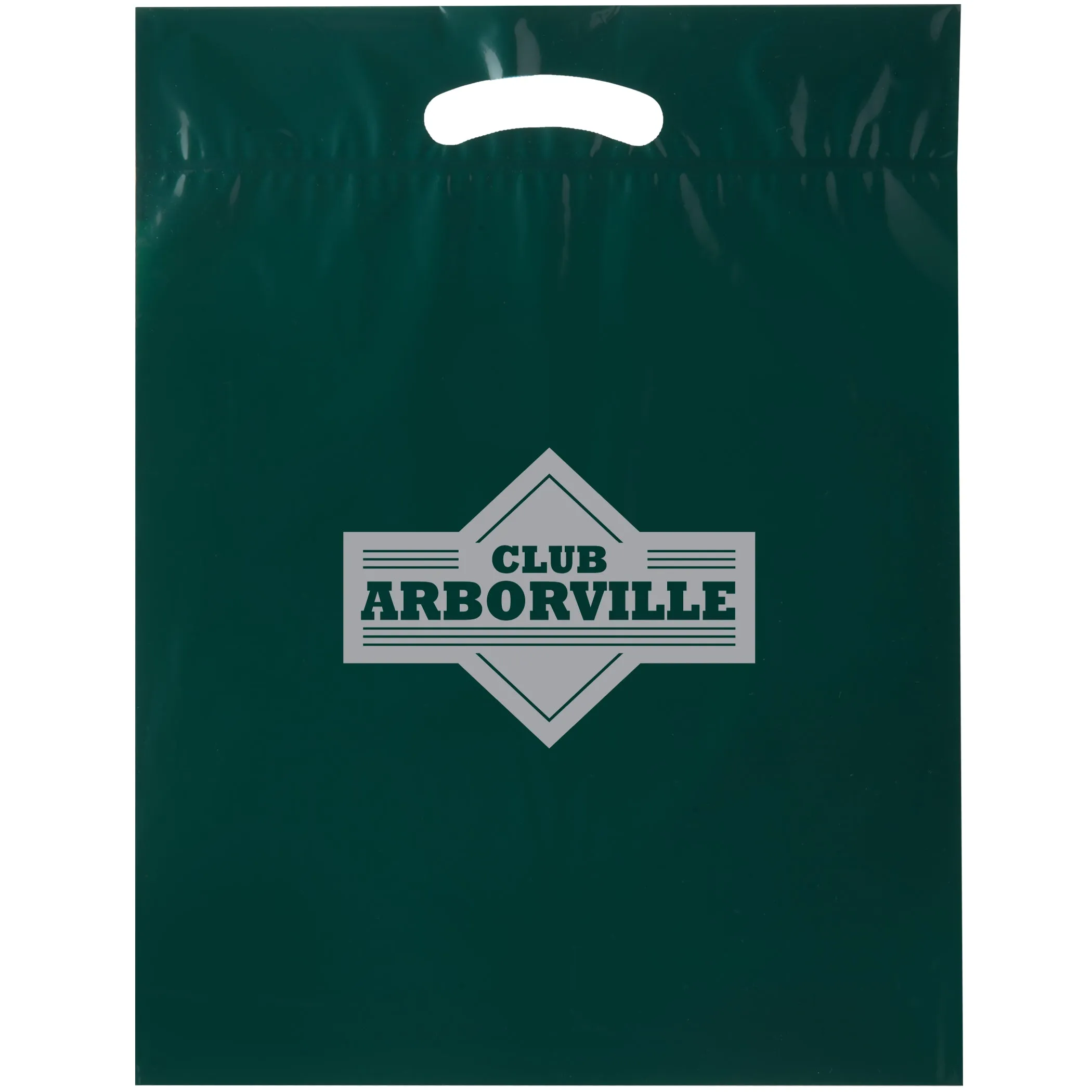 Wholesale FOLD-OVER REINFORCED DIE CUT BAG - 12DC1215