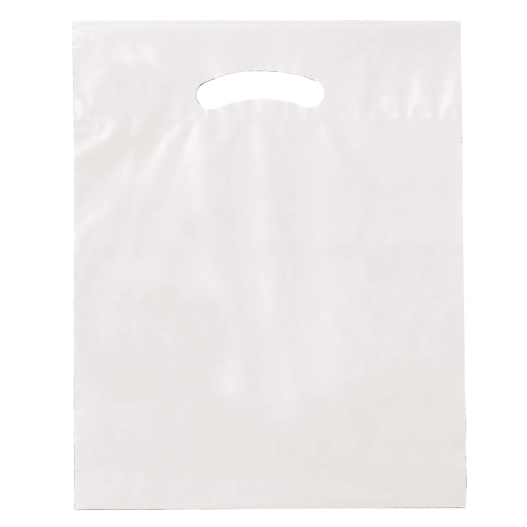 Wholesale FOLD-OVER REINFORCED DIE CUT BAG - 12DC1215